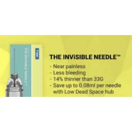 haakje Met andere bands incident TSK THE INViSIBLE NEEDLE 34Gx9mm /100