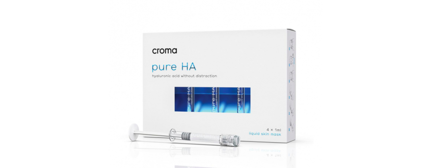 CROMA PURE HA MASK | Maschera viso liquida con Acido Ialuronico puro